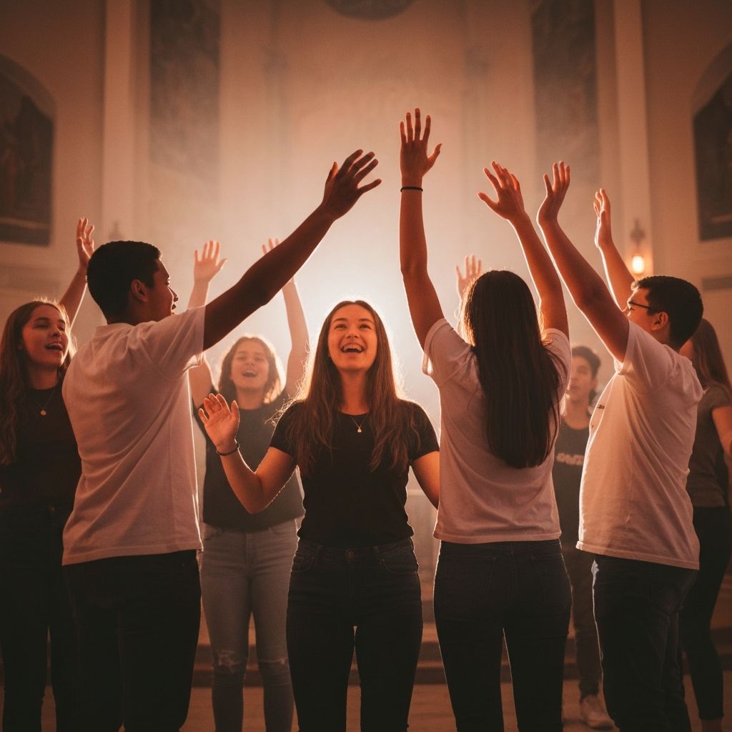 Praise & worship night was absolutely incredible — the presence was real