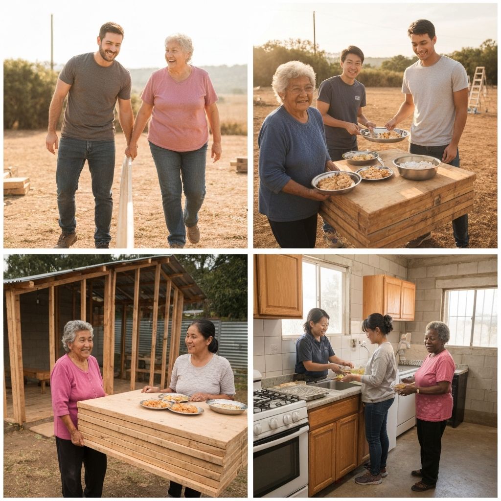 Outreach in Accra — serving others is serving Christ (Matt 25:40)