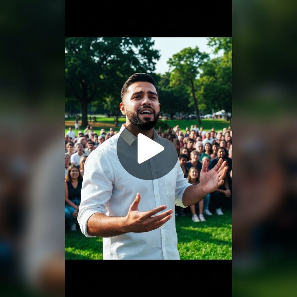 Open-air crusade message — The Gospel is for everyone